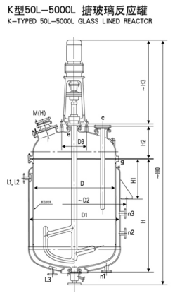 搪玻璃反應釜 搪玻璃反應釜